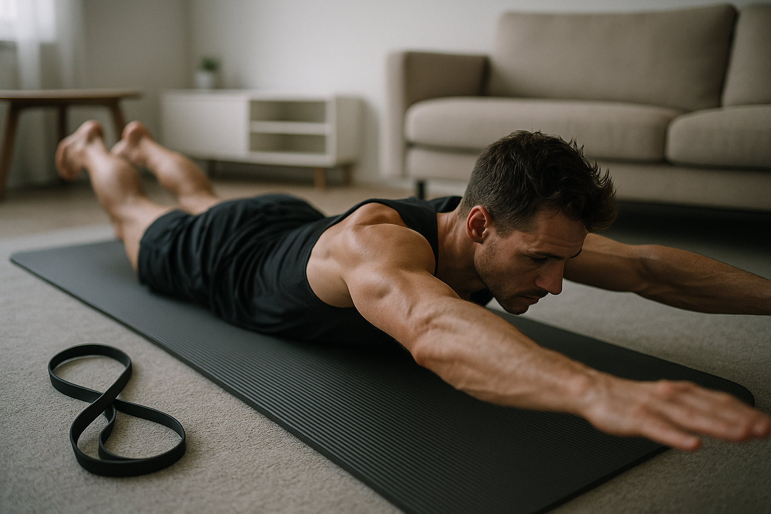 Rückentraining & Rückenübungen für Muskelaufbau – Effektiv zu Hause