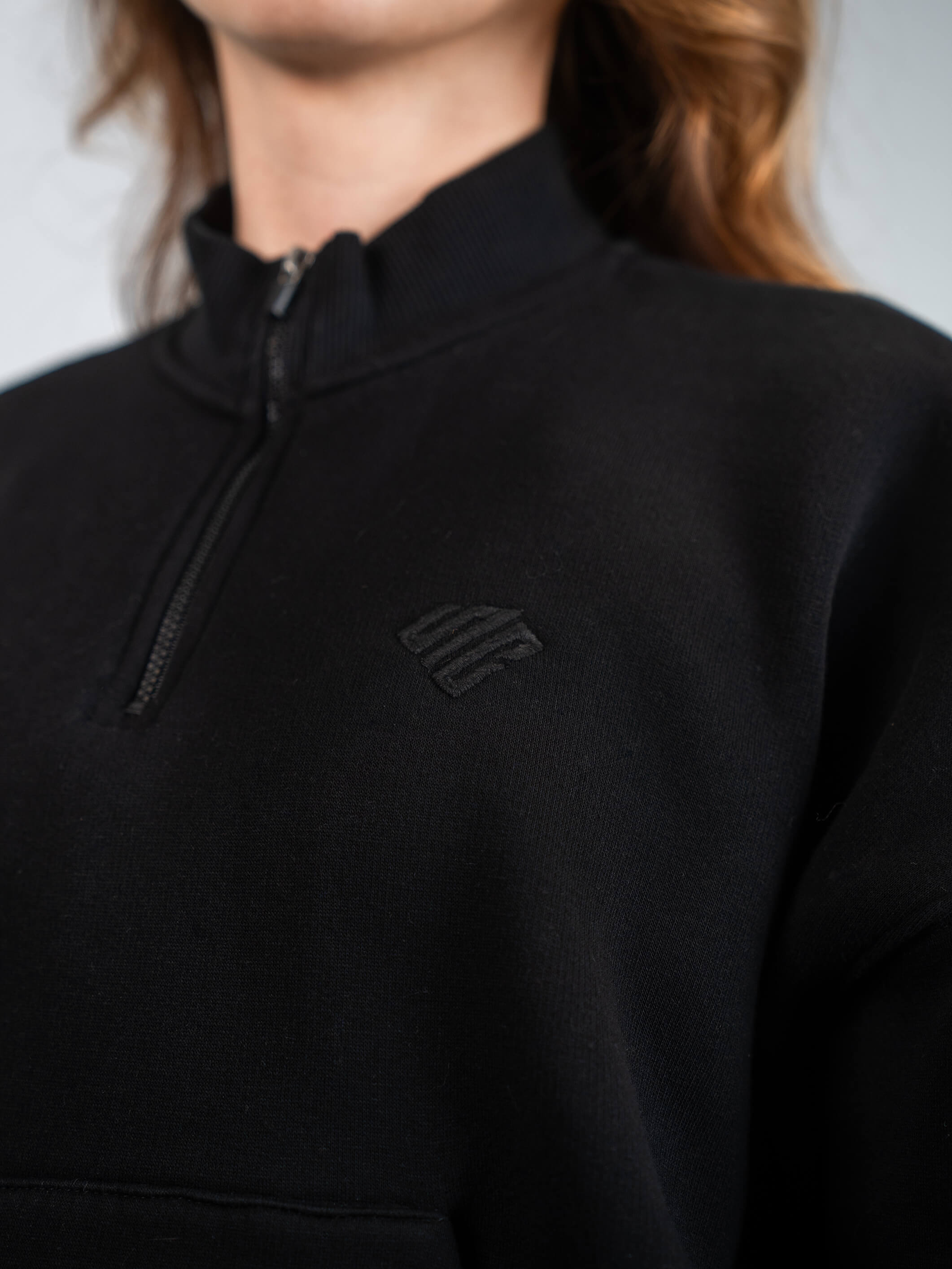 SUPRCRAFT Quarter Zip Sweater Black