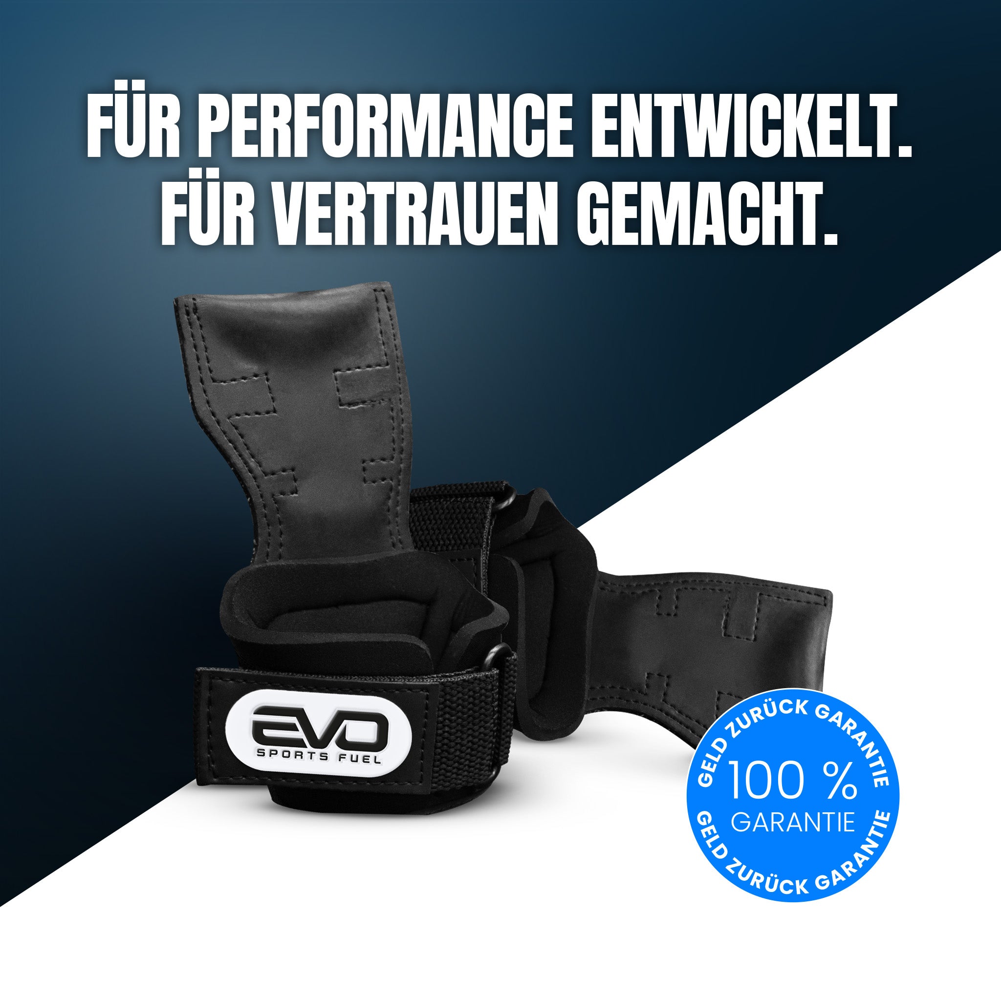 EVO Sports Fuel Zughilfen mit Geld-zurück-Garantie – für Performance ohne Kompromisse im Gym.