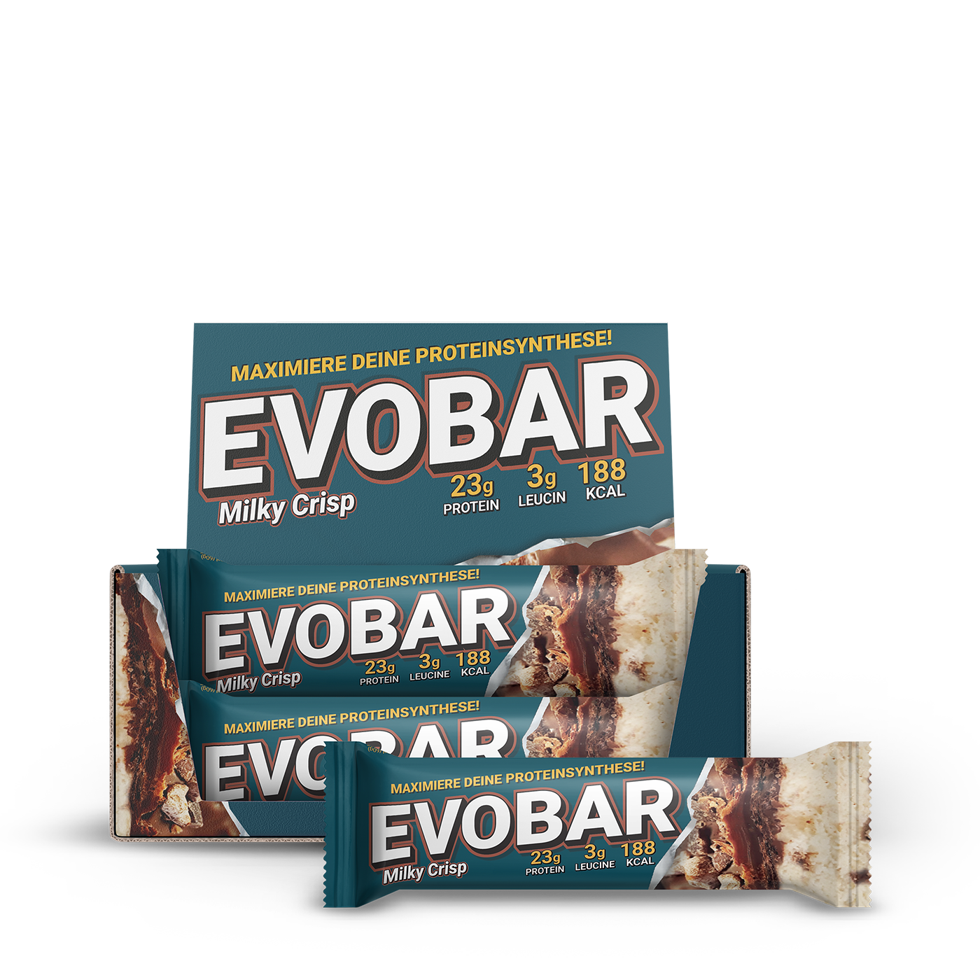EVOBAR Proteinriegel Milky Crisp