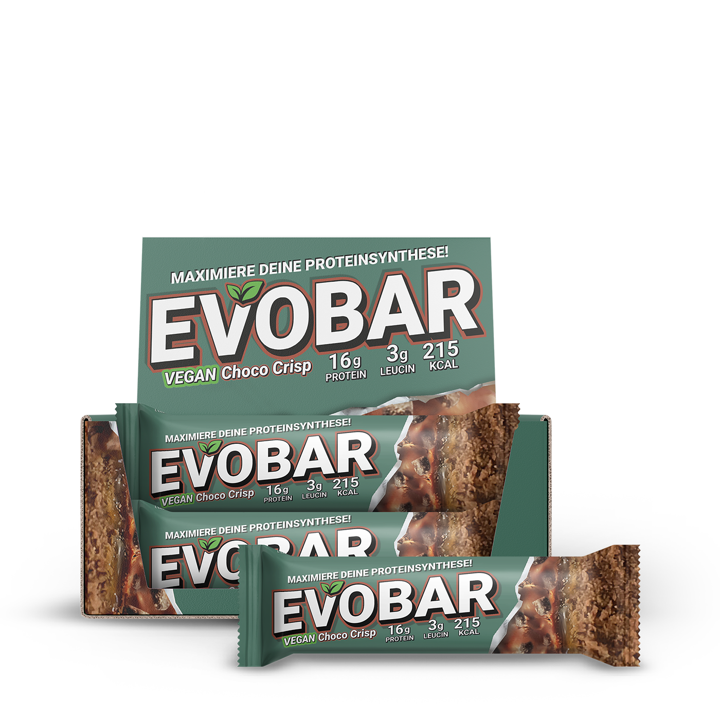 EVOBAR Proteinriegel Vegan Choco Crisp