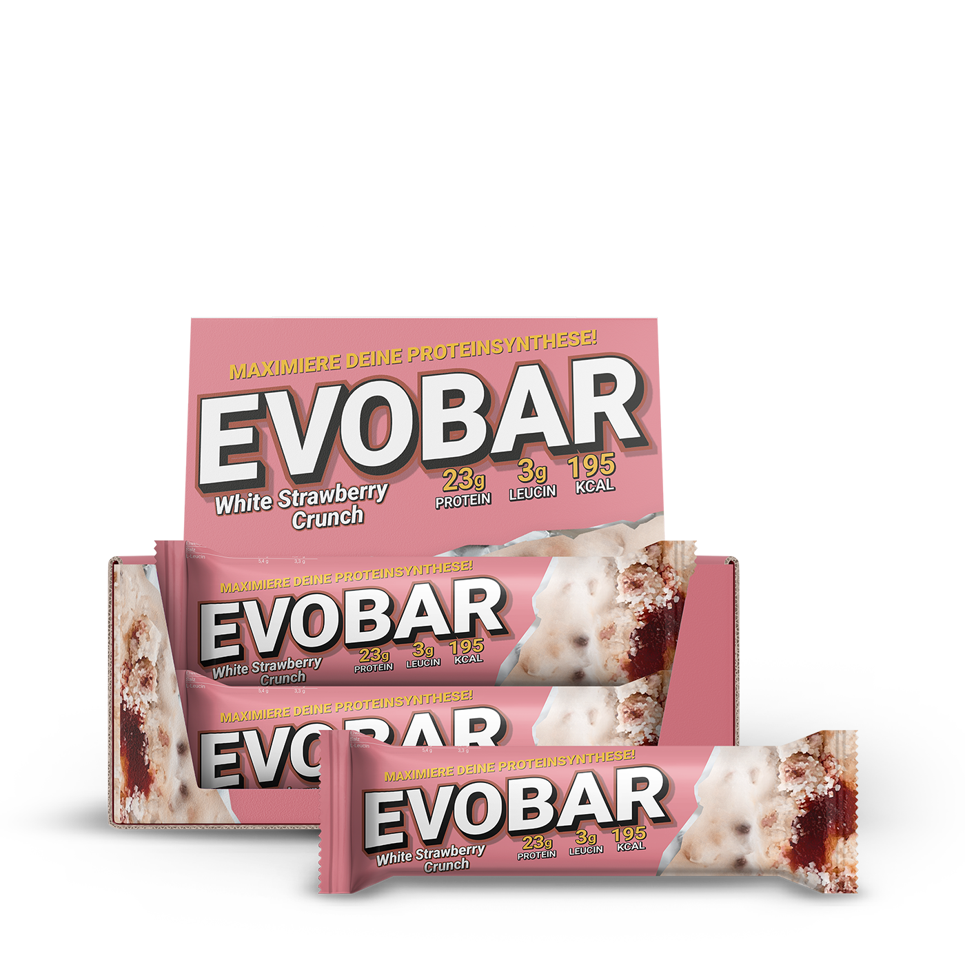 EVOBAR White Strawberry Crunch
