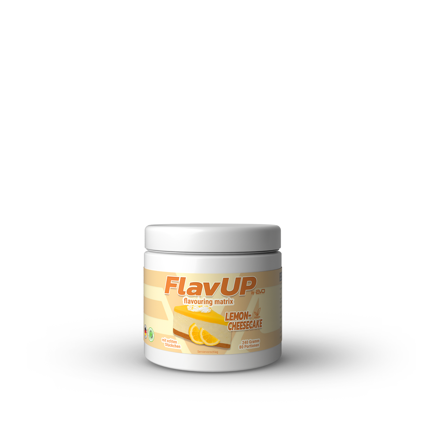 EVO FlavUp Geschmackspulver Lemon-Cheesecake (vegan)
