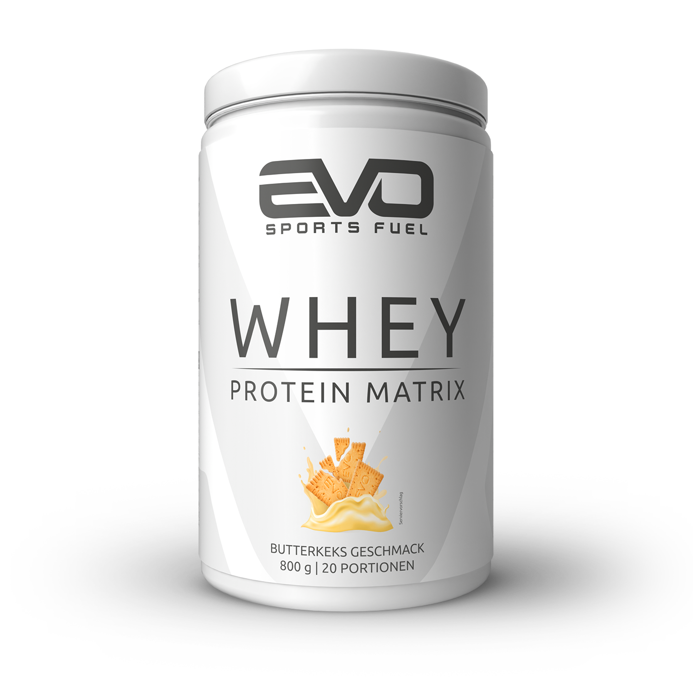 EVO Whey Proteinpulver Butterkeks Geschmack