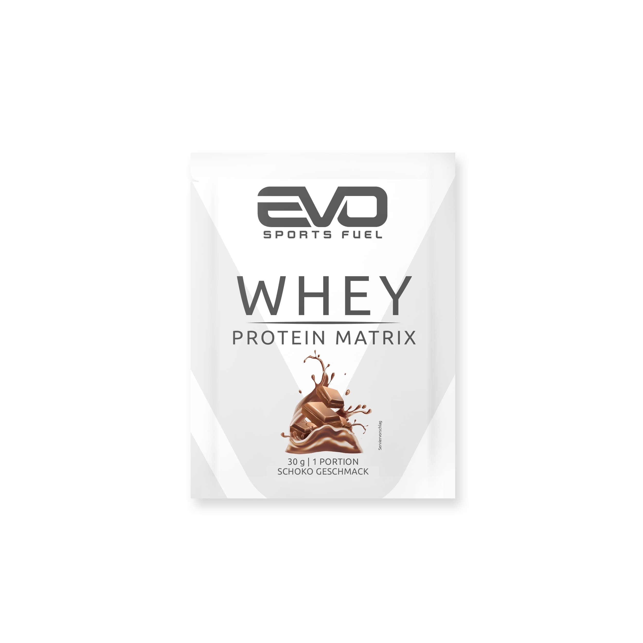 EVO Sports Fuel 30g 1 portion Schoko Whey Protein Matrix Probe Pulver
