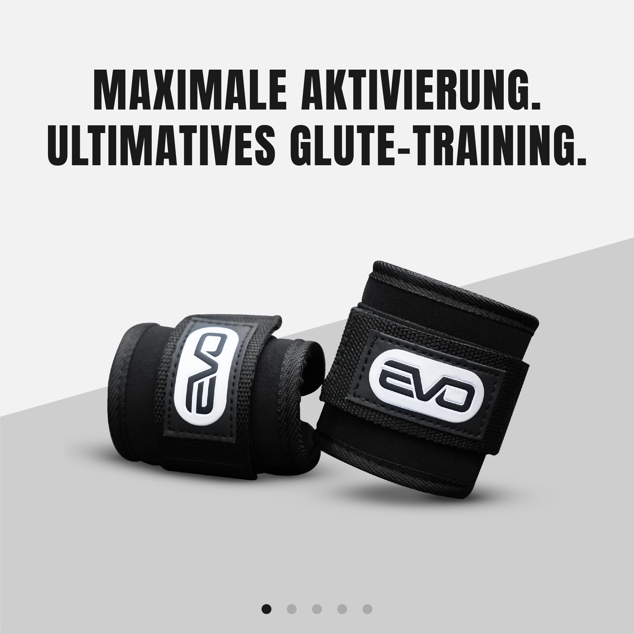 Mit EVO Ankle Cuffs kannst Du Dein Glute-Training aufs nächste Level bringen.