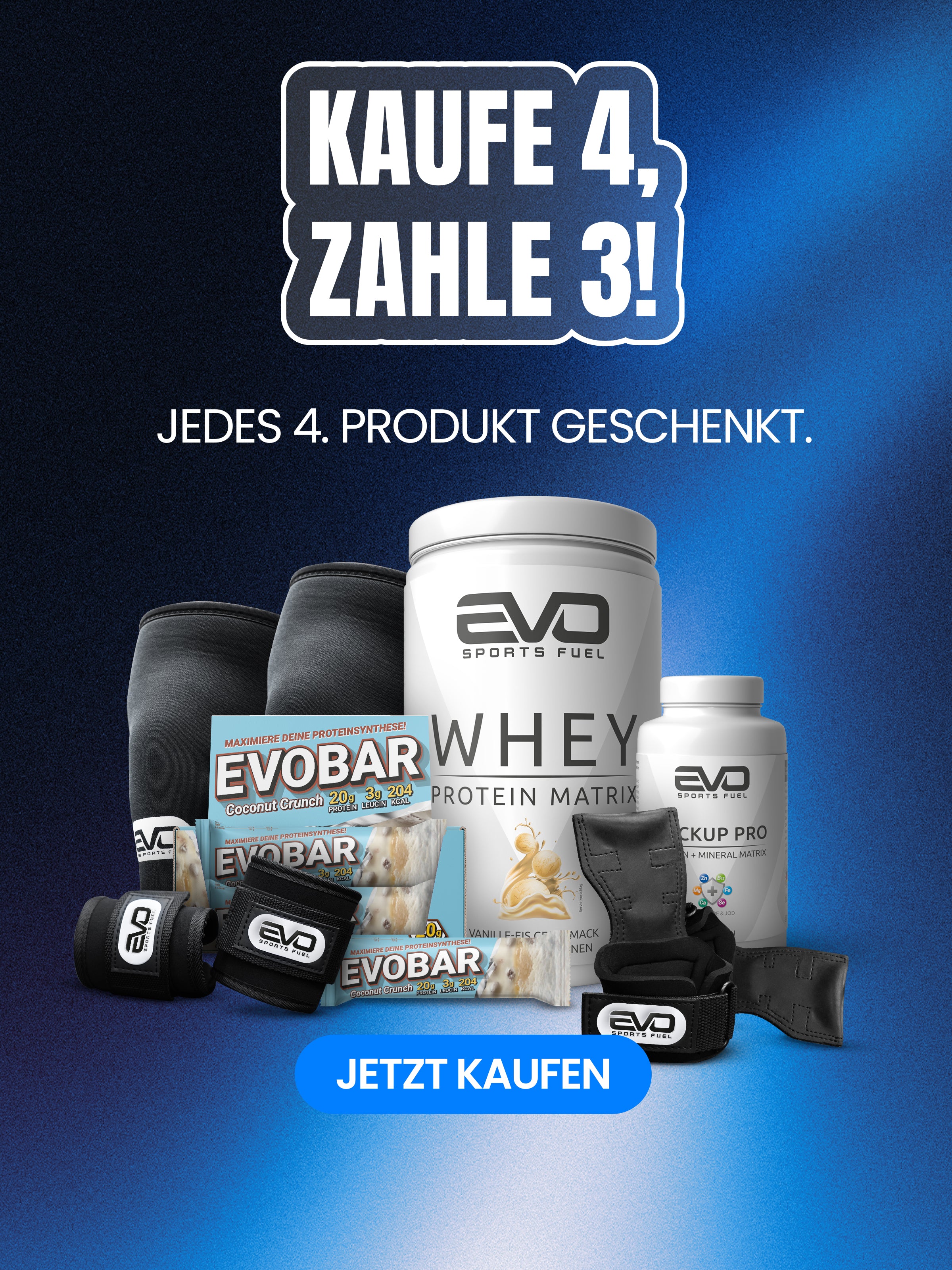 Aktion Kaufe 4, Zahle 3! Jedes 4. Produkt geschenkt,