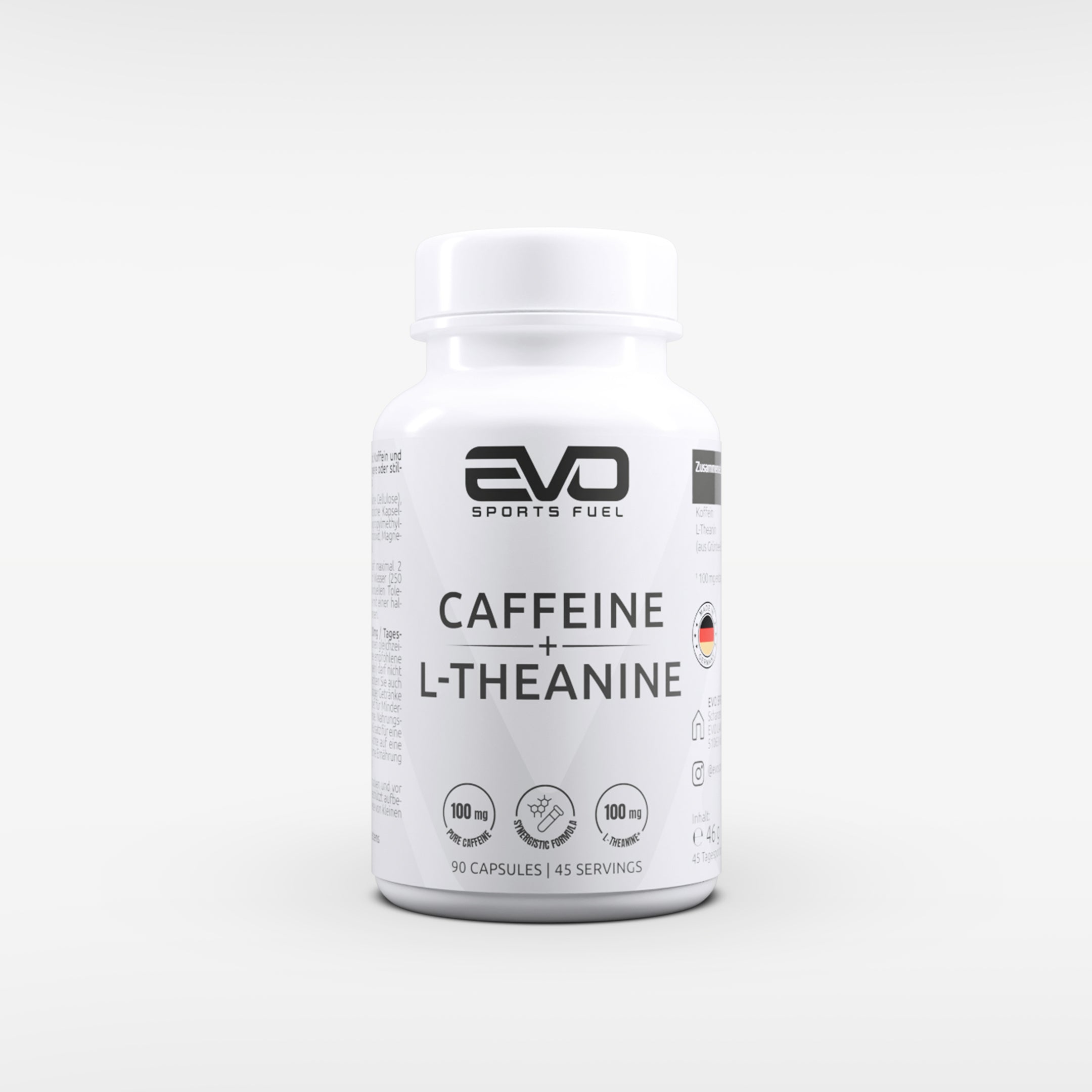 EVO Koffein + L-Theanin Pro